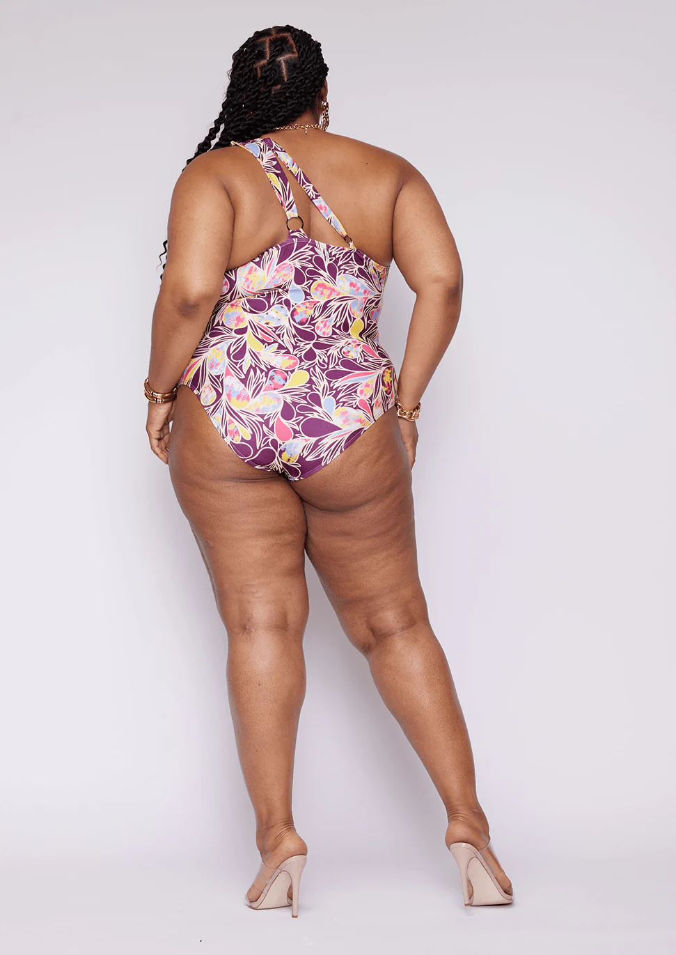 Adowa Women's African Print Swimsuit (Tropical Paisley) - Clearance - Image 7